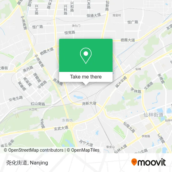 尧化街道 map