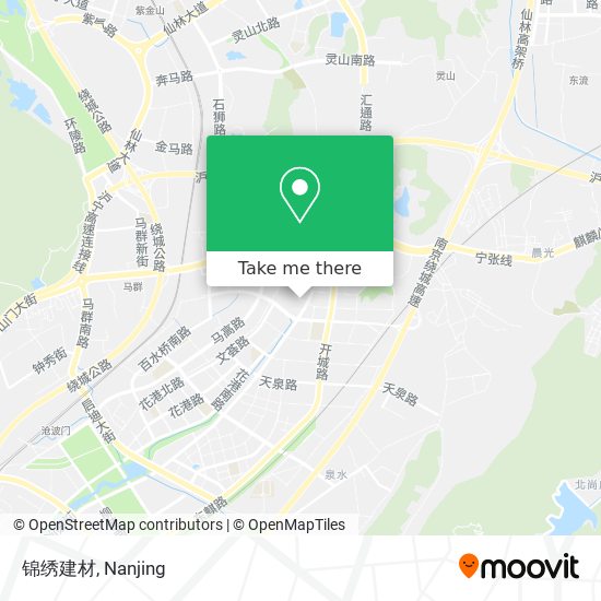 锦绣建材 map