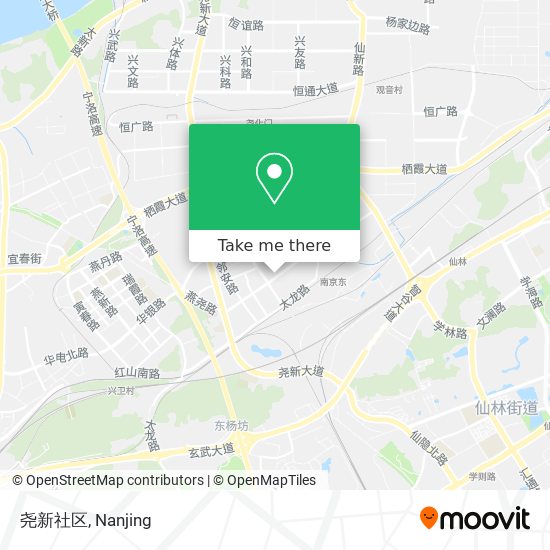 尧新社区 map