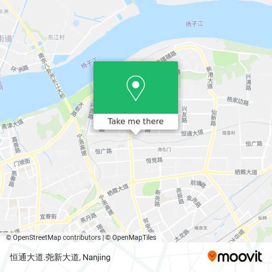 恒通大道.尧新大道 map