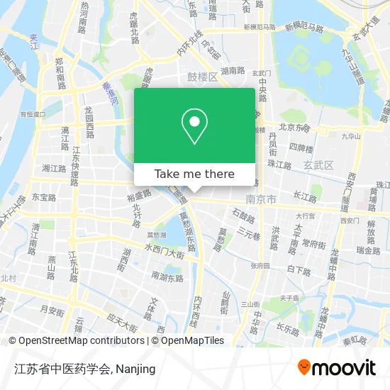 江苏省中医药学会 map