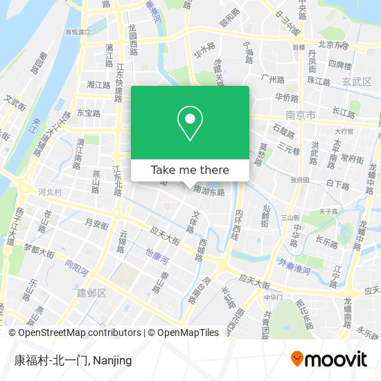 康福村-北一门 map