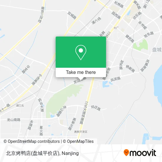 北京烤鸭店(盘城平价店) map