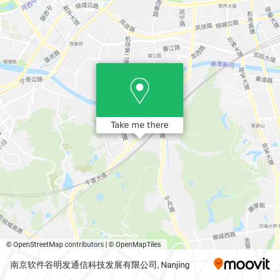 南京软件谷明发通信科技发展有限公司 map