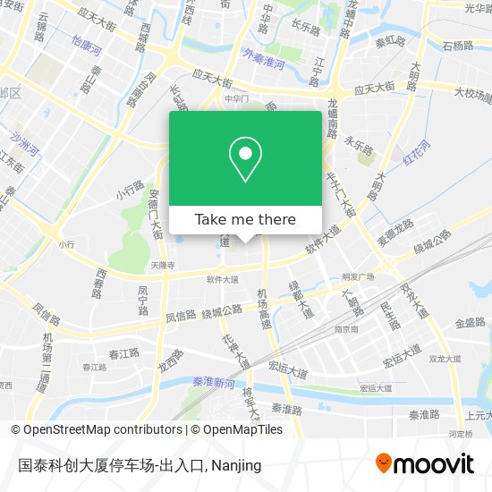 国泰科创大厦停车场-出入口 map