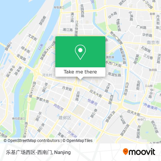 乐基广场西区-西南门 map