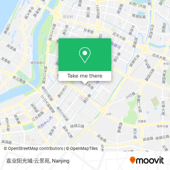嘉业阳光城-云景苑 map