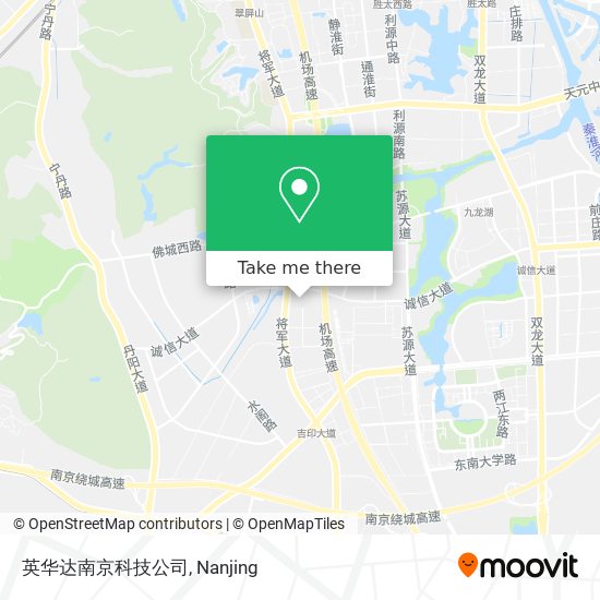 英华达南京科技公司 map