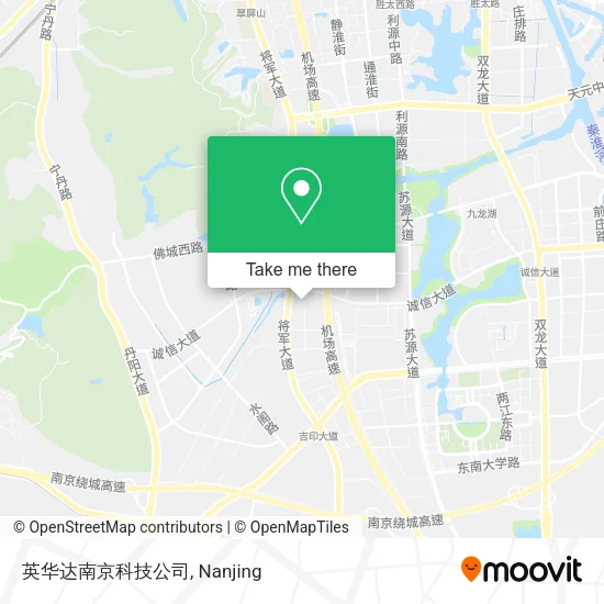 英华达南京科技公司 map