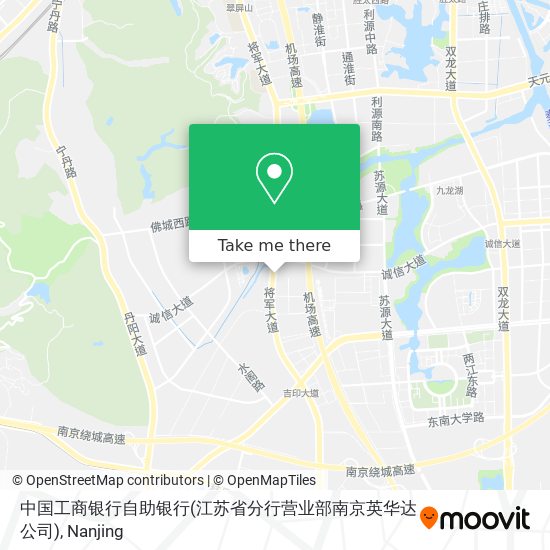 中国工商银行自助银行(江苏省分行营业部南京英华达公司) map