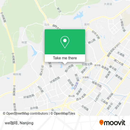 we咖啡 map