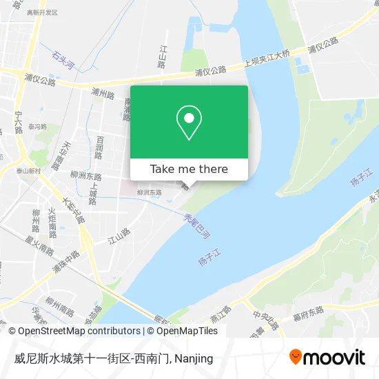 威尼斯水城第十一街区-西南门 map