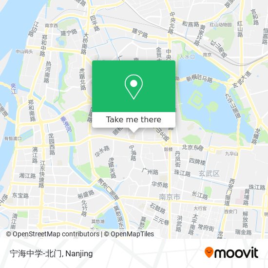 宁海中学-北门 map
