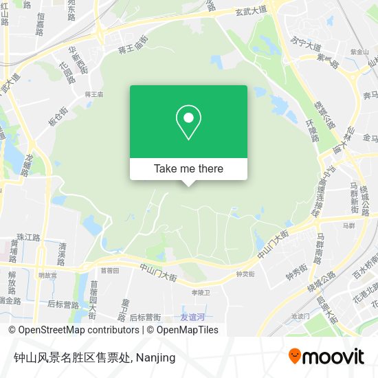 钟山风景名胜区售票处 map
