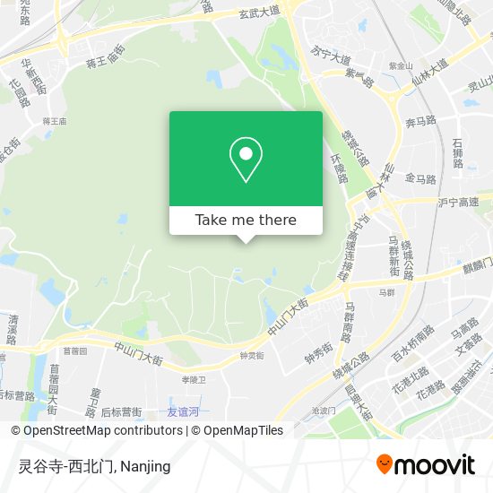 灵谷寺-西北门 map