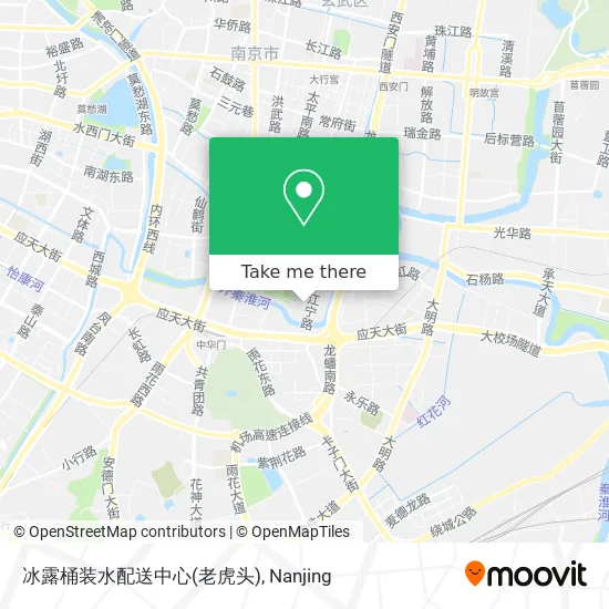 冰露桶装水配送中心(老虎头) map
