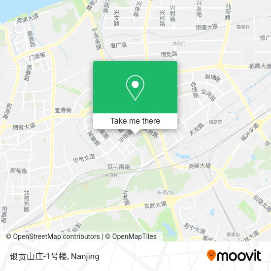 银贡山庄-1号楼 map