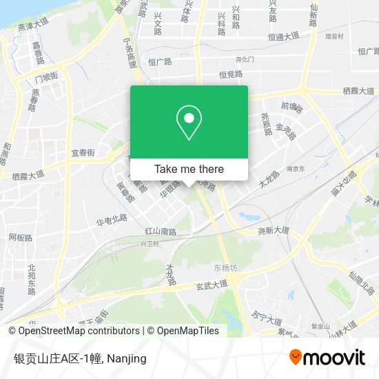 银贡山庄A区-1幢 map