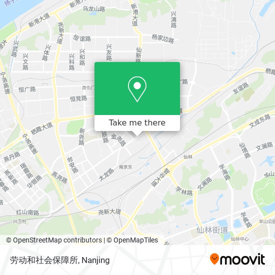劳动和社会保障所 map