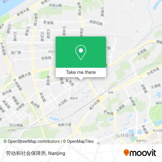 劳动和社会保障所 map