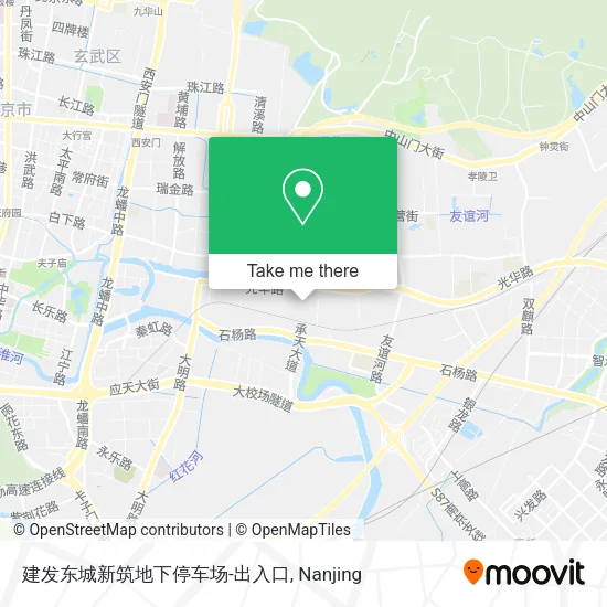 建发东城新筑地下停车场-出入口 map