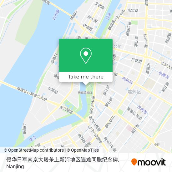 侵华日军南京大屠杀上新河地区遇难同胞纪念碑 map