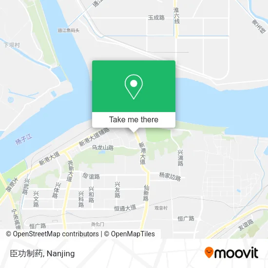 臣功制药 map