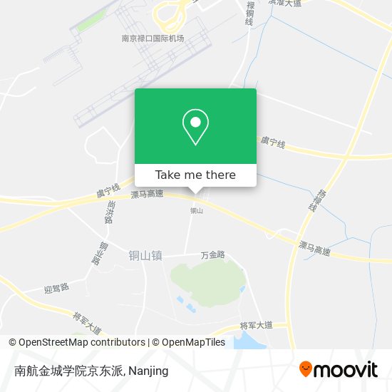 南航金城学院京东派 map