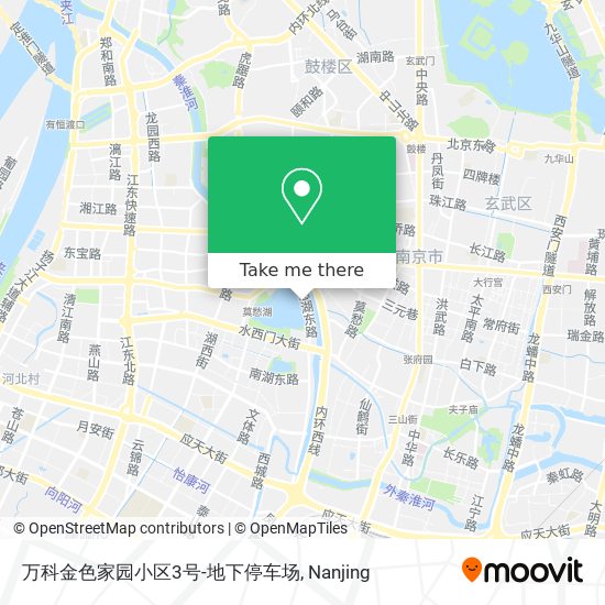 万科金色家园小区3号-地下停车场 map