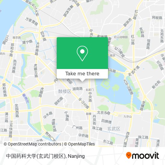 中国药科大学(玄武门校区) map