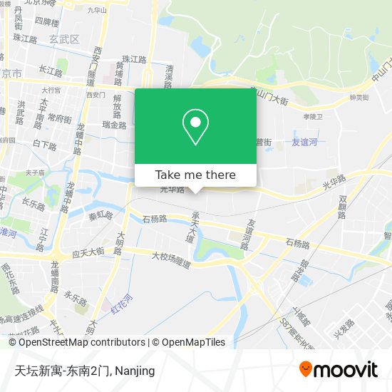 天坛新寓-东南2门 map