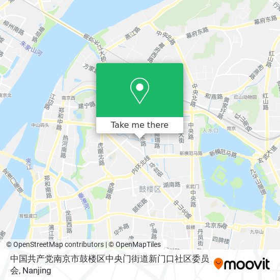 中国共产党南京市鼓楼区中央门街道新门口社区委员会 map