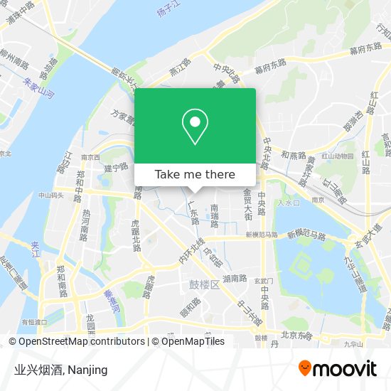 业兴烟酒 map