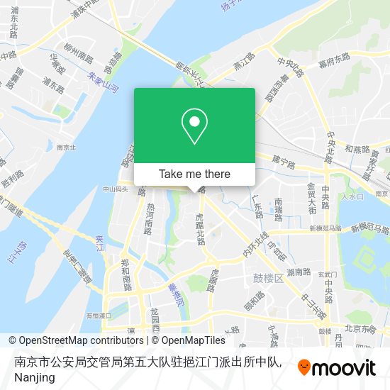 南京市公安局交管局第五大队驻挹江门派出所中队 map
