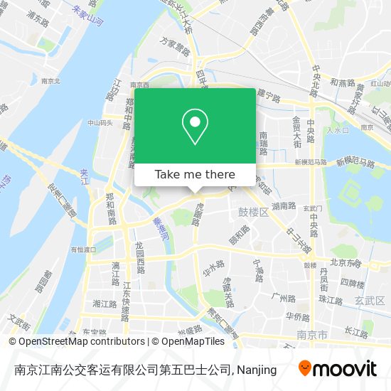 南京江南公交客运有限公司第五巴士公司 map