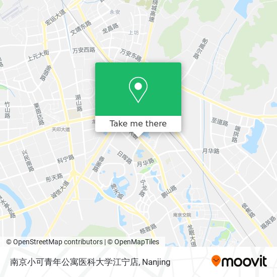 南京小可青年公寓医科大学江宁店 map