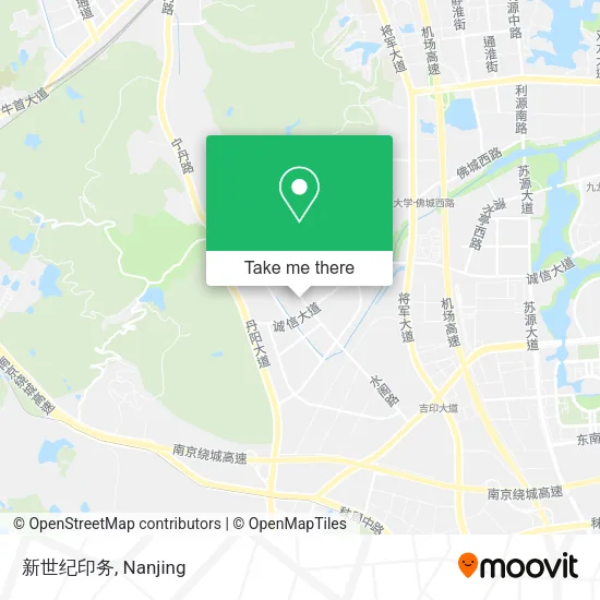 新世纪印务 map