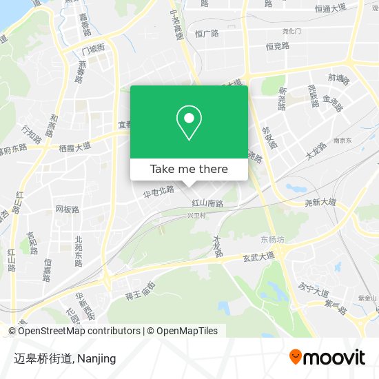 迈皋桥街道 map