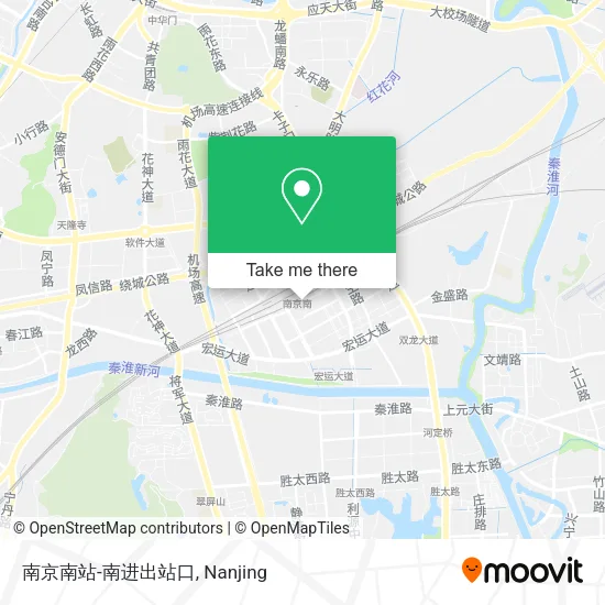 南京南站-南进出站口 map