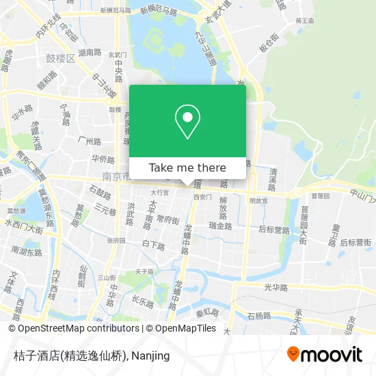 桔子酒店(精选逸仙桥) map