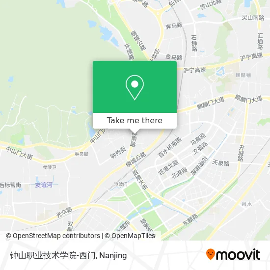 钟山职业技术学院-西门 map
