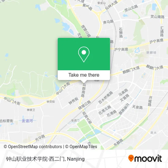 钟山职业技术学院-西二门 map