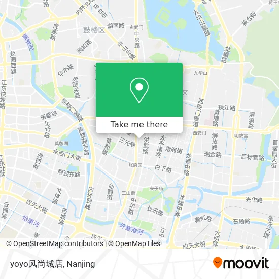 yoyo风尚城店 map
