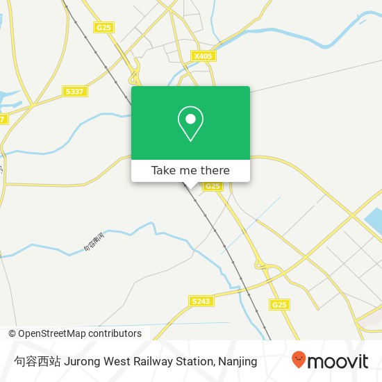 句容西站 Jurong West Railway Station map