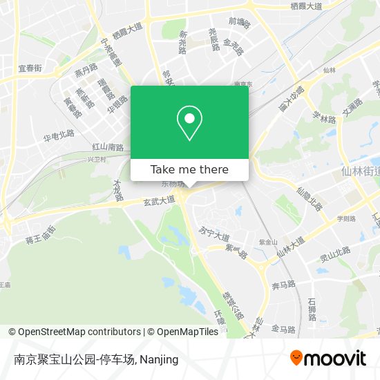 南京聚宝山公园-停车场 map