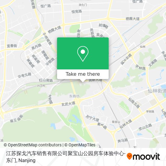 江苏探戈汽车销售有限公司聚宝山公园房车体验中心-东门 map