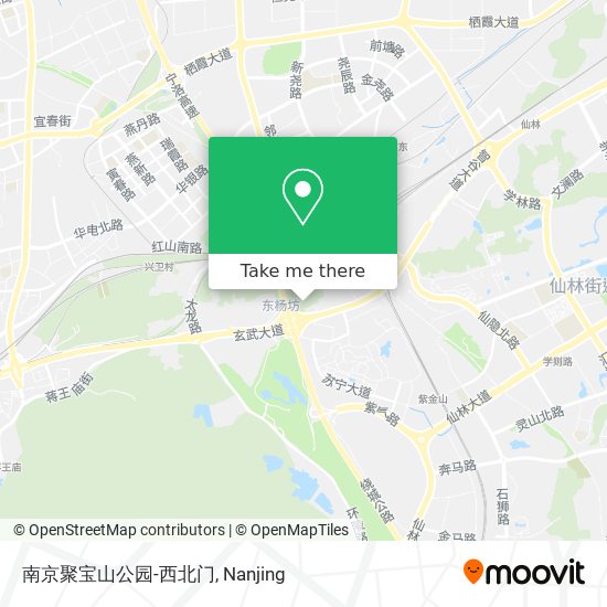 南京聚宝山公园-西北门 map