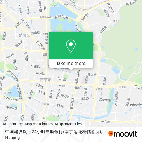 中国建设银行24小时自助银行(南京莲花桥储蓄所) map