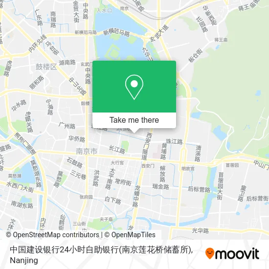 中国建设银行24小时自助银行(南京莲花桥储蓄所) map