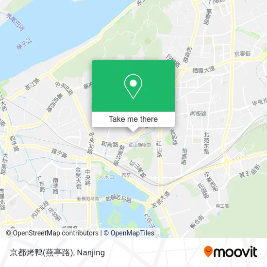 京都烤鸭(燕亭路) map